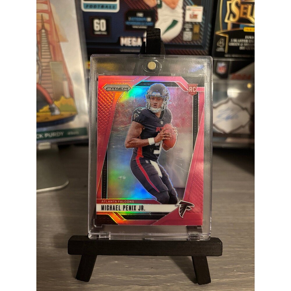 Michael Penix JR. Panini Prizm pink rookie